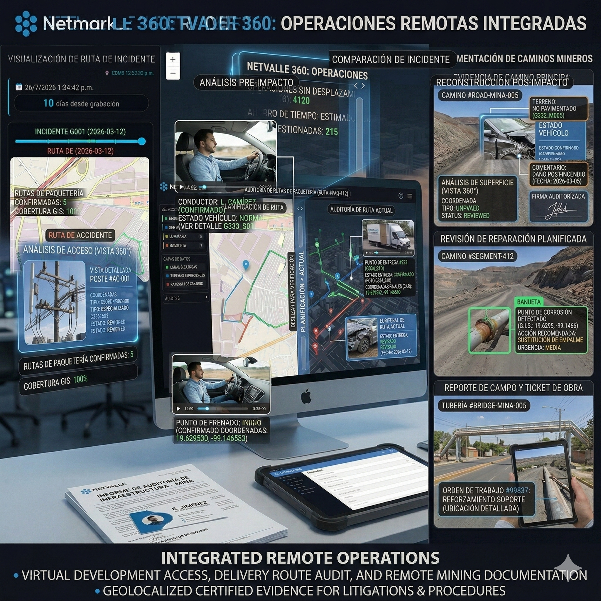 Logística, Inmobiliaria y Minería